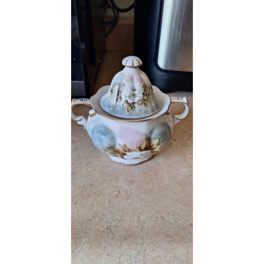 Betty Platner Vintage Porcelain Sugar Bowl
